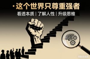 开悟1.0：这个世界只尊重强者，看透本质-了解人性-升级思维-网创资源站