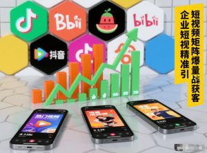 企业短视频精准引流矩阵获客，短视频矩阵爆量战法-网创资源站
