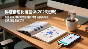 抖店精细化运营课(2026更新-网创资源站