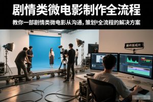 剧情类微电影制作全流程，教你一部剧情类微电影从沟通，策划到拍摄制作全流程的解决方案-网创资源站
