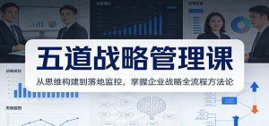 五道战略管理课：从思维构建到落地监控，掌握企业战略全流程方法论-网创资源站