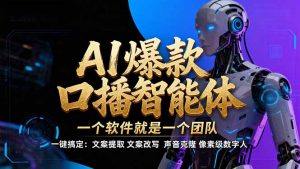 【IP爆款口播AI智能】–软件制作IP口播视频,不是扣子工作流。5分钟一条口播IP爆款视频,轻…-网创资源站