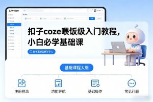扣子coze喂饭级入门教程,小白必学基础课-网创资源站