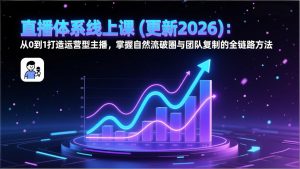 直播体系线上课(更新2026-网创资源站