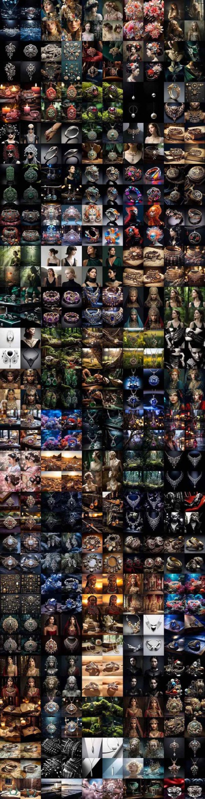 图片[9]-463个Midjourney珠宝摄影提示词：覆盖全品类珠宝，AI设计秒出专业效果-网创资源站