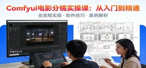 ComfyUI电影分镜实操课:分镜一致性,全流程AI视频制作,零基础也能做专业分镜-网创资源站