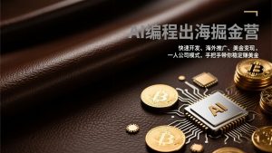 AI编程出海掘金营:快速开发、海外推广、美金变现,一人公司模式,手把手带你稳定赚美金-网创资源站