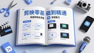 剪映零基础也能快速上手,从入门到精通掌握网感剪辑全流程,掌握能直接变现的剪辑能力-网创资源站