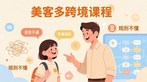 怕语言不通、怕不懂规则？零基础小白也能做的美客多跨境课，手把手带你美客多开店稳赚-网创资源站