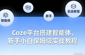 Coze平台搭建智能体,新手小白保姆级实战教程-网创资源站