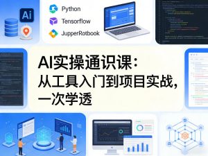 AI实操通识课,从工具入门到项目实战,一次学透-网创资源站
