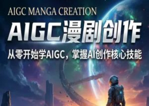 AIGC精品漫剧创作全流程解析，S级漫剧教学，从零开始学AIGC漫剧创作-网创资源站