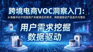 跨境电商VOC洞察入门:从海量评论中挖掘用户未被满足的需求,用数据驱动产品迭代与增长-网创资源站