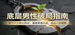 底层男性破局指南:放下六大核心执念,重塑思维认知,走出人生困局-网创资源站