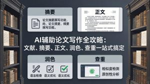AI辅助论文写作全攻略:文献、摘要、正文、润色、查重一站式搞定-网创资源站