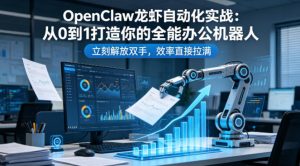 OpenClaw龙虾自动化实战：从0到1打造你的全能办公机器人，立刻解放双手，效率直接拉满-网创资源站