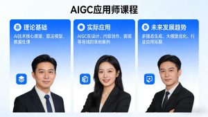 AIGC应用师课程，覆盖了AI技术的理论基础、实际应用、以及未来发展趋势(更新)-网创资源站