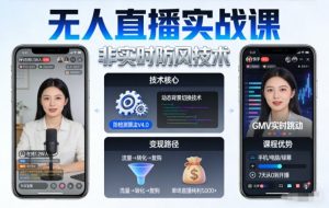 宝子哥无人直播实战课，非实时防风技术，聚焦抖音快手等平台直播带货，轻松开启直播变现之路(更新2026年5月02日)-网创资源站