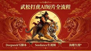 武松打虎AI短片全流程:Deepseek写脚本+Seedance生视频+海螺生图-网创资源站