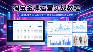 2026 淘宝金牌运营实战教程,SEO权重优化万相台推广,数据化运营爆款打造全教学-网创资源站
