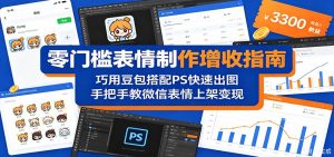零门槛表情制作增收指南：巧用豆包搭配 PS 快速出图，手把手教微信表情上架变现-网创资源站