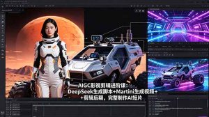 AIGC影视剪辑进阶课:DeepSeek生成脚本+Martini生成视频+剪辑后期,完整制作AI短片-网创资源站