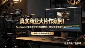 真实商业大片作案例！Seedance 2.0参数设置+后期优化，教你落地商业广告-网创资源站