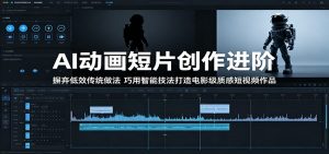 AI动画短片创作进阶：摒弃低效传统做法，巧用智能技法打造电影级质感短视频作品-网创资源站