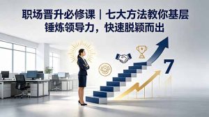 付费文章：职场晋升必修课｜七大方法教你基层锤炼领导力，快速脱颖而出-网创资源站