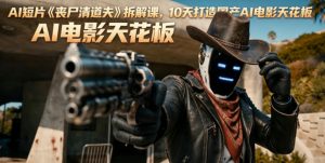 AI短片《丧尸清道夫》拆解课,10天打造国产AI电影天花板-网创资源站