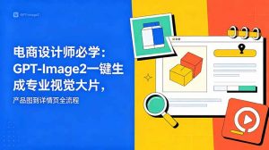电商设计师必学-更新:GPT-Image2一键生成专业视觉大片,产品图到详情页全流程-网创资源站