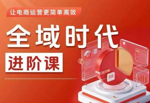 全域时代进阶课,更简单高效的全域投放实操,让电商运营更简单高效(更新)-网创资源站