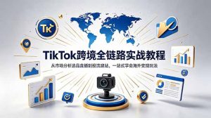 TikTok+独立站跨境基础全套教程,拆解平台盈利逻辑,新手从零跑通变现全流程-网创资源站