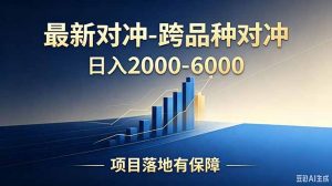 跨品种对冲震撼首发！日收益2000-6000+，项目绿色长久，安全稳健，合规靠谱，可批量放大-网创资源站
