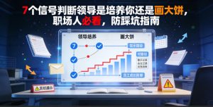 付费文章：7个信号判断领导是培养你还是画大饼，职场人必看，防踩坑指南-网创资源站